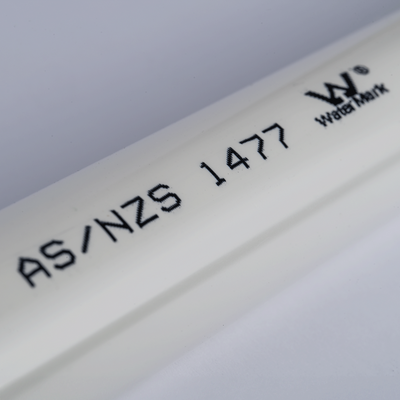 Holman PVC Pipe 25mm x 1m Class 12 Pressure White Durable