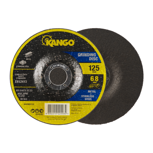 Kango 125mm Grinding Disc - Aluminium Oxide - Low Thermal Load - Inox - Auzzistore