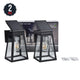 Lutec Solar LED Coach Light 2 Pack 6990905012