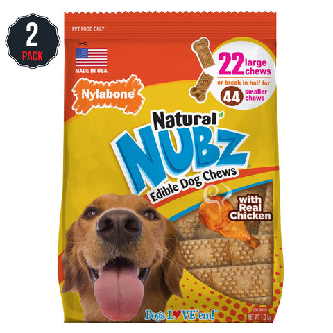 Nylabone Nubz Dog Chews 2 x 1.2kg - Auzzistore
