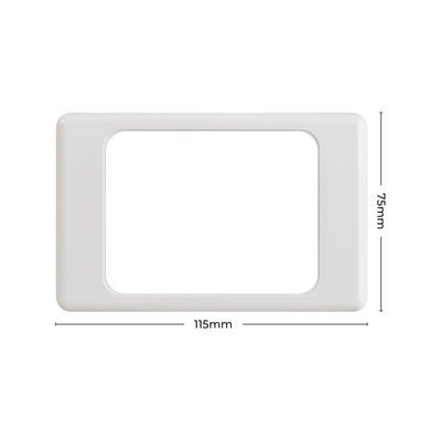 Deta Wallplate Cover - 115mm Polycarbonate - Easy To Install