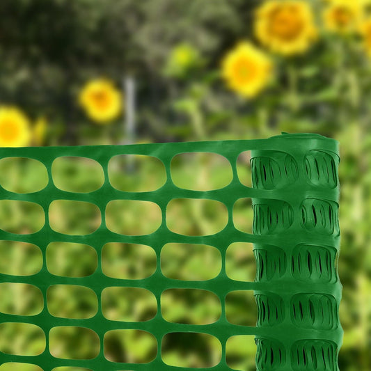 Jack Trellis Barrier Mesh - 1x30m Green PVC - UV Stabilised - Durable – view 2