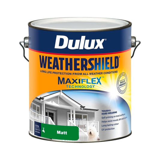 Dulux Weathershield Ultra Deep Matt Exterior Paint 4L - 4L - Auzzistore