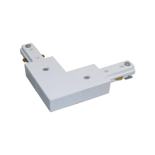 Mercator Single Track Circuit L Shaped Joiner 117mm x 190mm - White Finish - 10A Load Rating - Auzzistore
