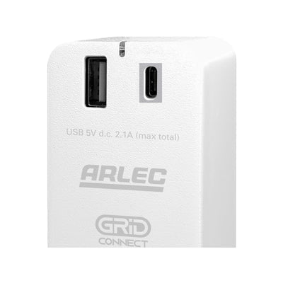 Arlec Grid Connect Smart Plug In Socket With Usb
