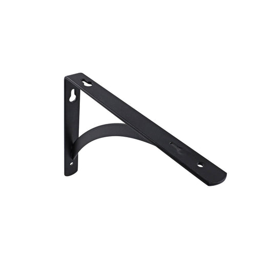 Carinya Arch Stayed Bracket - 200 x 150mm - Powder Coated Steel - Black - Auzzistore