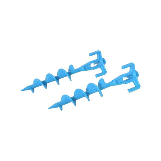 Polytuf 300mm Anchor Screw 2 Pack - Heavy-Duty Polycarbonate - Secure Outdoor Items