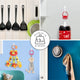 Command Medium Wall Hooks - 25mm x 77mm - Plastic - Damage-Free - 6 Pack
