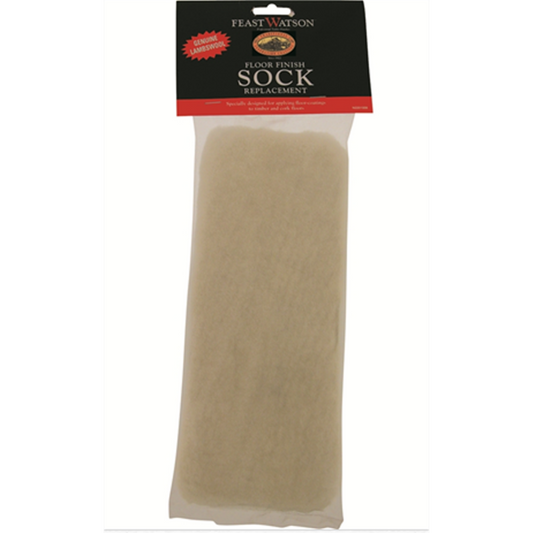 Feast Watson Floor Finish Applicator Sock - 250mm - Lamb's Wool - Easy Wash - Auzzistore