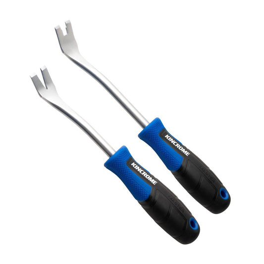 Kincrome Torquemaster Trim Clip Panel Remover Set U V Type - 2 Piece - S3 SVCM Alloy Steel - Durable Design - Efficient Panel Removal