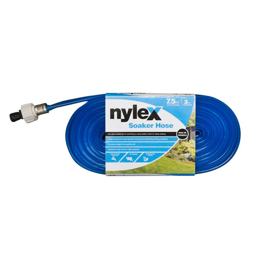 Nylex Soaker Hose 12mm x 7.5m UV Protected Watering Solution - Auzzistore