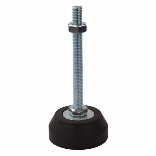 Richmond Fixed Levelling Foot - 60mm x M10 - Zinc Plated - Anti-Slip - Auzzistore
