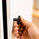 Taskmaster 37mm Matte Black Cabinet Knob - 37mm - Steel - 1 Pack