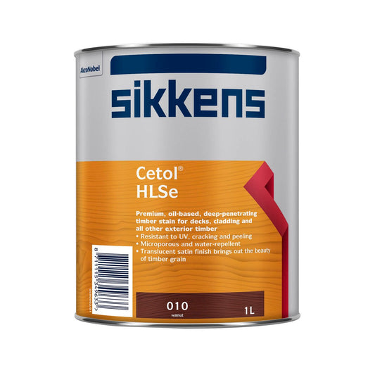 Sikkens Cetol HLSe Walnut Timber Finish 1L Oil Based UV Resistant - Auzzistore