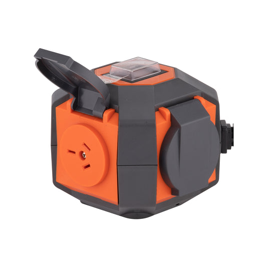 Deta 4 Outlet Outdoor Work Tuff Power Cube