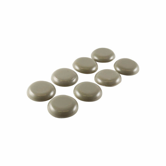 Surface Gard 25mm Round Self Adhesive Sliders 8 Pack - Plastic - Durable - Easy Movement - Auzzistore