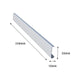Flexi Storage Home Solutions Hang Track Cover 558mm White Plastic Easy Install