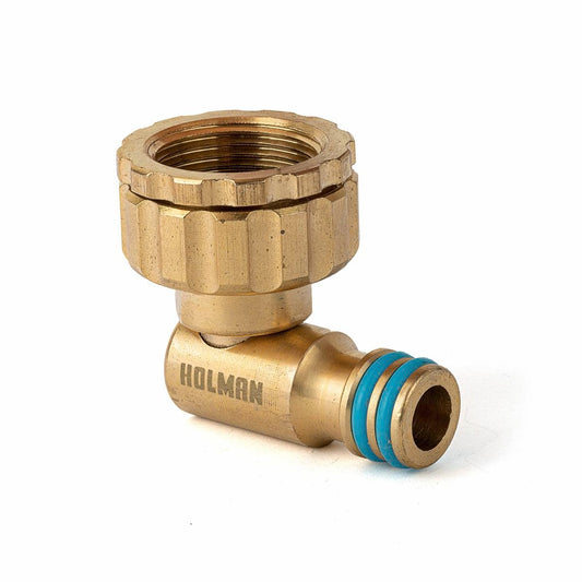 Holman 12mm Brass Swivel Tap Adaptor - Durable Brass - Easy Install - Auzzistore