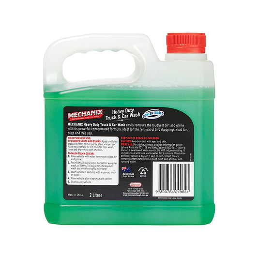Mechanix 2L Heavy Duty Truck and Car Wash - Concentrated Formula - Safe For All Finishes – view 2