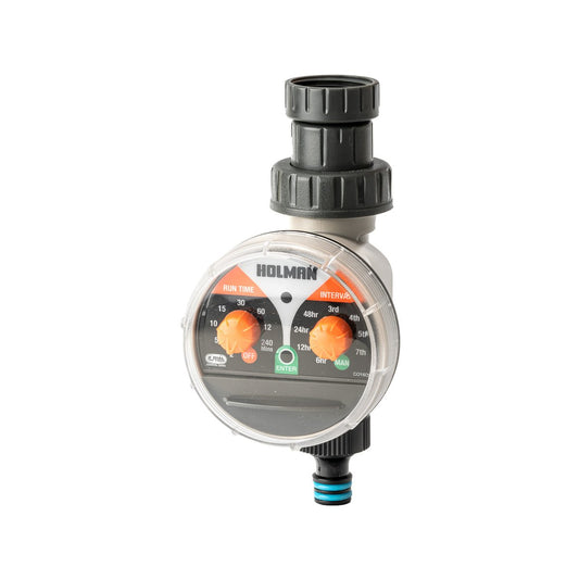 Holman Electronic Tap Timer - 2 Dial - 9V Battery - Easy Programming - Auzzistore