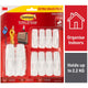 Command Hooks White Adhesive 10 Pack Plastic Damage-Free Hanging