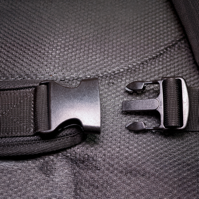 Grunt Adjustable Release Buckle 25mm POM Black Easy Carry 2 Pack