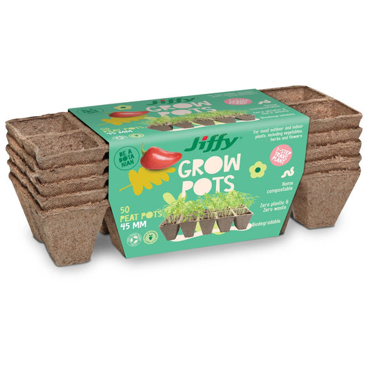 Mr Fothergill Jiffy Propagation Peat Strips 45mm 50 Pack Easy Use