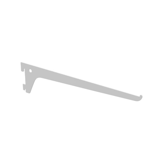 Flexi Storage Home Solutions 300mm White Single Slot Bracket Steel Durable - Auzzistore