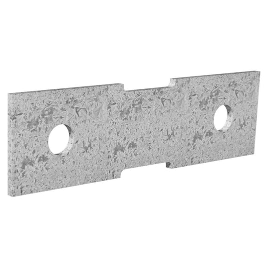 Dunnings Galvanised Bracket Plate 120x35mm M10 3mm Steel Durable - Auzzistore
