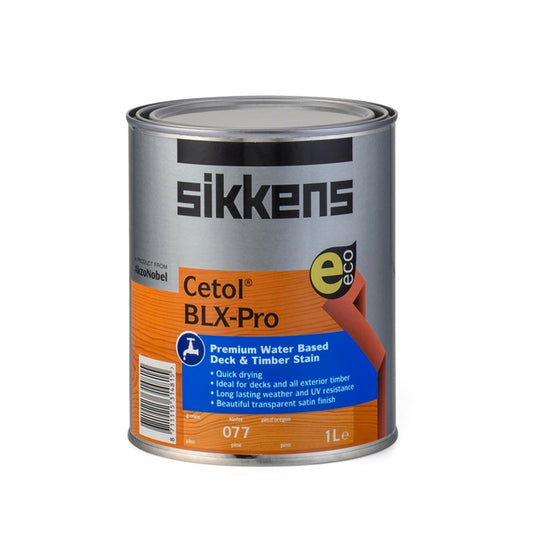 Sikkens 1L Pine Cetol BLX Pro Timber Stain - Water Based - UV Protection - Auzzistore