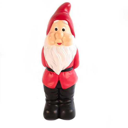 Northcote Pottery Gnome Garden Statue 30cm Ceramic Lightweight Fun