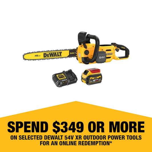 Dewalt 54V Chainsaw Cordless Kit - 45cm - 2.7HP - Brushless Motor - Auto Oil Bar