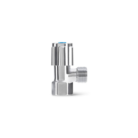 Brasshards 1/4 Turn Mini Cistern Tap 15mm Chrome Lead Free - Easy Operation – view 2 - Auzzistore