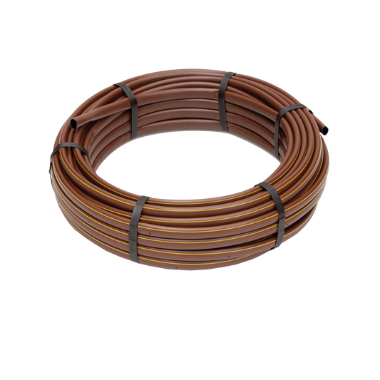 Pope Drip Eze Drip Irrigation Tube 13mm x 50m - Brown - Efficient Water Delivery - Auzzistore