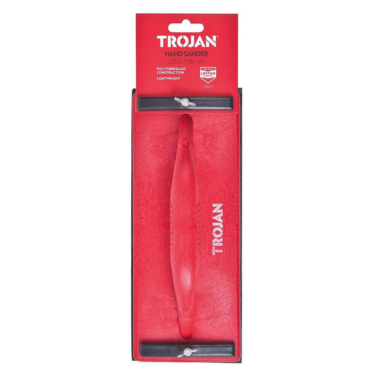 Trojan Hand Sander 270 x 108mm Poly Fibreglass Lightweight Grip - Auzzistore