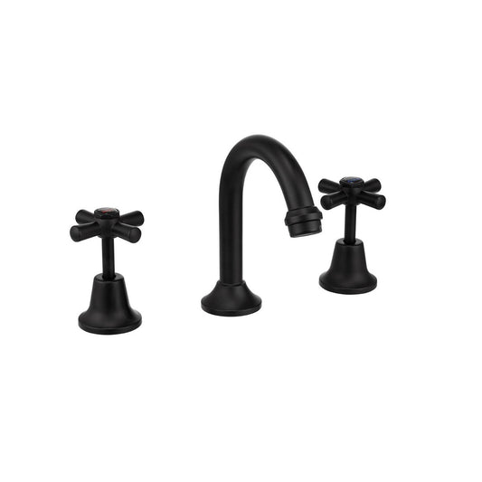 Mondella Matt Black Centro Basin Set - 1.8kg - 115mm x 150mm x 205mm - Lead-Free Brass - Easy Installation