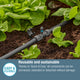 Gardena 13mm Micro Irrigation T Joint for Spray Nozzles 5 Pack - Black - Durable Connection