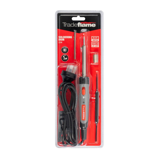 Tradeflame Soldering Iron - 25W - Ergonomic Handle - Light Duty Use – view 2 - Auzzistore