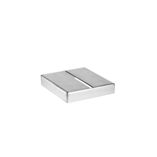 Vuepro T Blade Concealing Cap - 120 x 120 x 30mm - Stainless Steel - Each - Auzzistore
