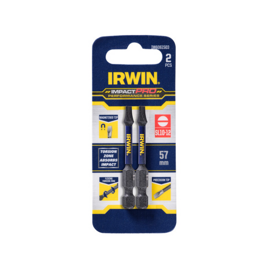 Irwin Impact Pro Performance - 57mm - 2 Pack - Magnetised Tips - Auzzistore