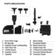 Aquapro AP1000F Pond Pump - 1000L - Submersible - Silent Operation