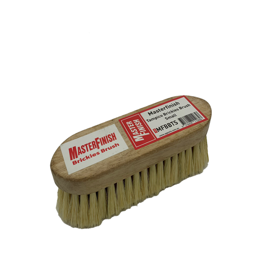 Masterfinish Tampico Brickies Brush - 21cm - Durable Wooden Handle - Auzzistore