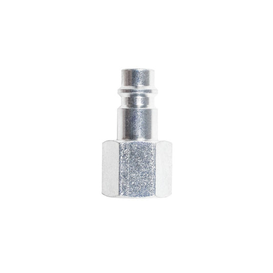 Jflex 1/4 BSP Female Euro Style Adaptor - High Airflow 115 CFM - Plated Steel - Auzzistore
