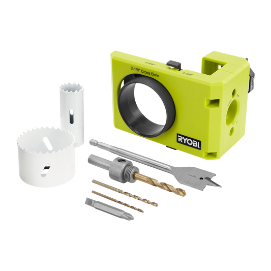 Ryobi Wood and Metal Door Lock Kit - 25mm & 51mm - Bi-Metal - Easy Alignment - Auzzistore