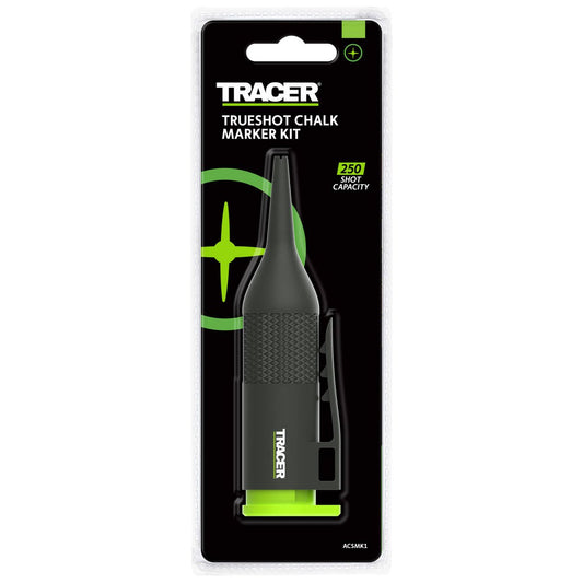 Tracer Trueshot Deep Hole Chalk Spray Marker - 250 Shots - Green - 100mm – view 2 - Auzzistore