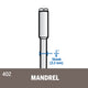 Dremel EZ Lock Mandrel EZ402 - 1 Piece - Carbide - Quick Accessory Change