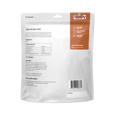 Trusty Beef Ears Adult Dog Treats 4 Pack - 100% Real Beef - 0.32kg