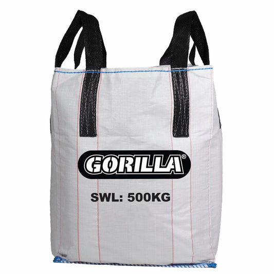 Gorilla Bulk Lifting Bag - 60 x 60 x 80cm - Polypropylene - 500kg Capacity - Auzzistore