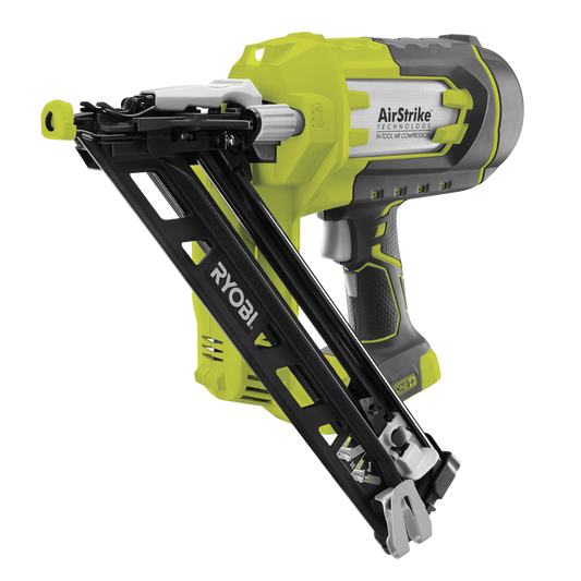 Ryobi 18V One Cordless Nail Gun - 100 x 15Ga Nails - 2" - Hypergreen - Auzzistore
