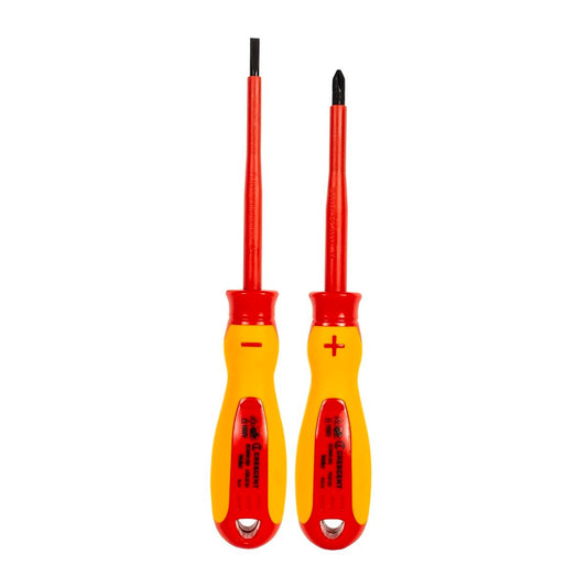 Crescent 1000V Insulated Screwdriver Set - 2 Piece - 8660 Steel - Comfort